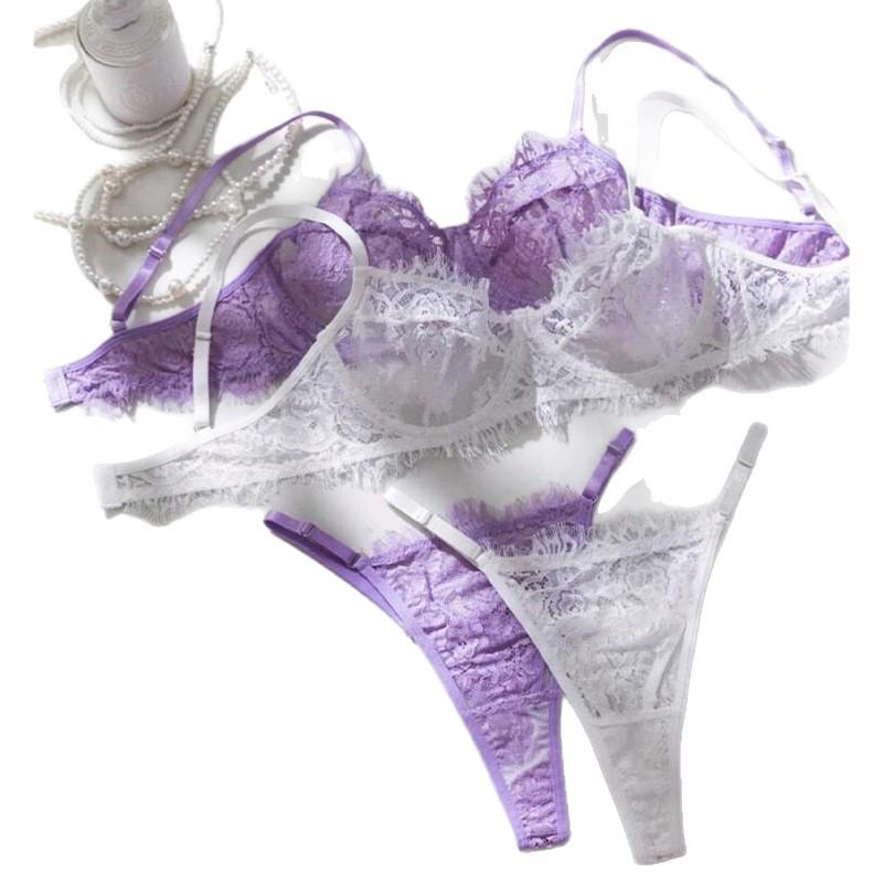 2025 Bestseller: Sexy Lace Trim Lingerie Set for Europe & America