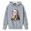 New Spring Autumn Demon Slayer Hooded Children's Hoodie Kids Clothing Hoodie Boys Long Sleeve Anime Yaiba Pullover Sweatshirt