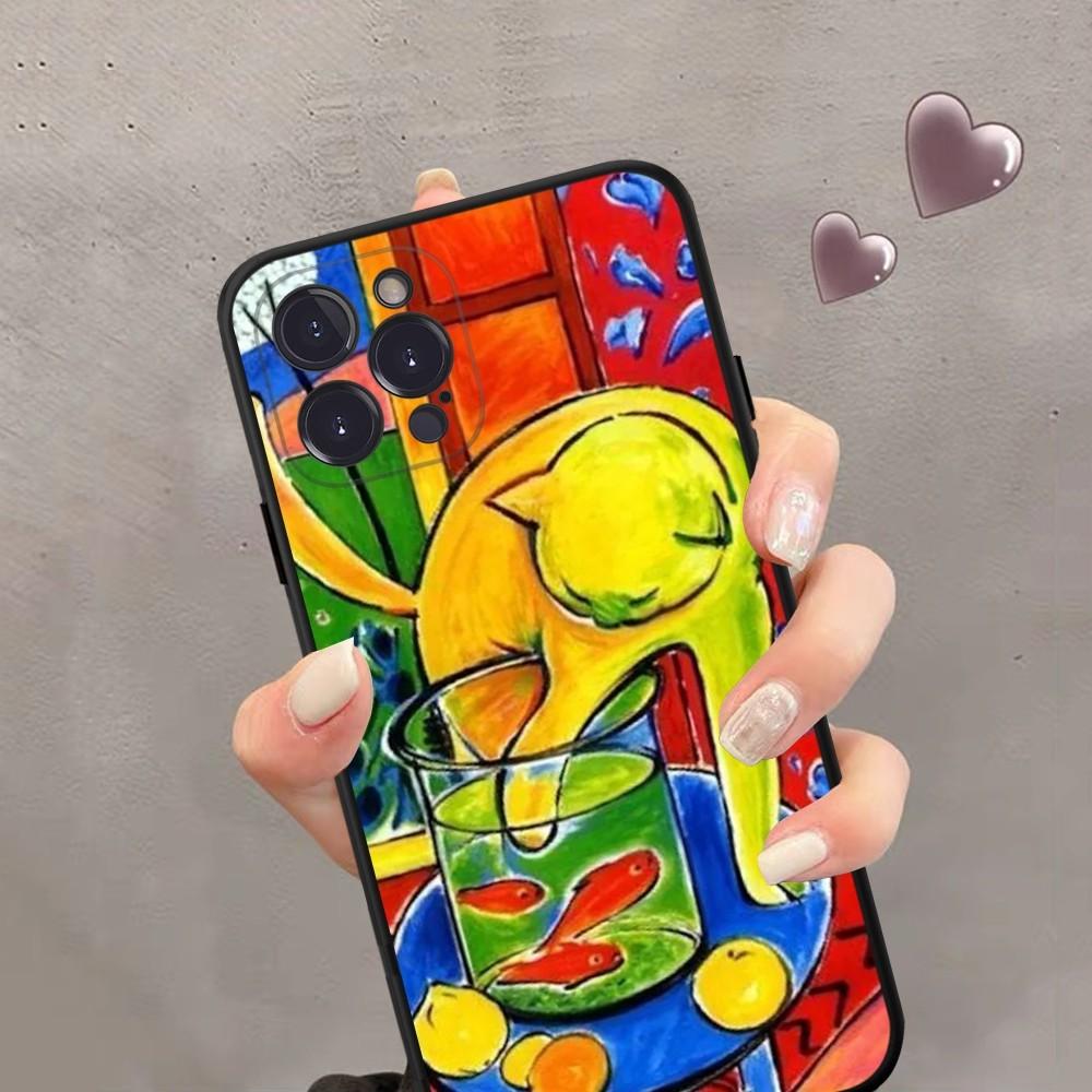Henri Matisse Painting Art Phone Case Silicone Soft For iphone 15 14 13 12 11 Pro Mini XS MAX 8 7 6 Plus X 2020 XR Shell