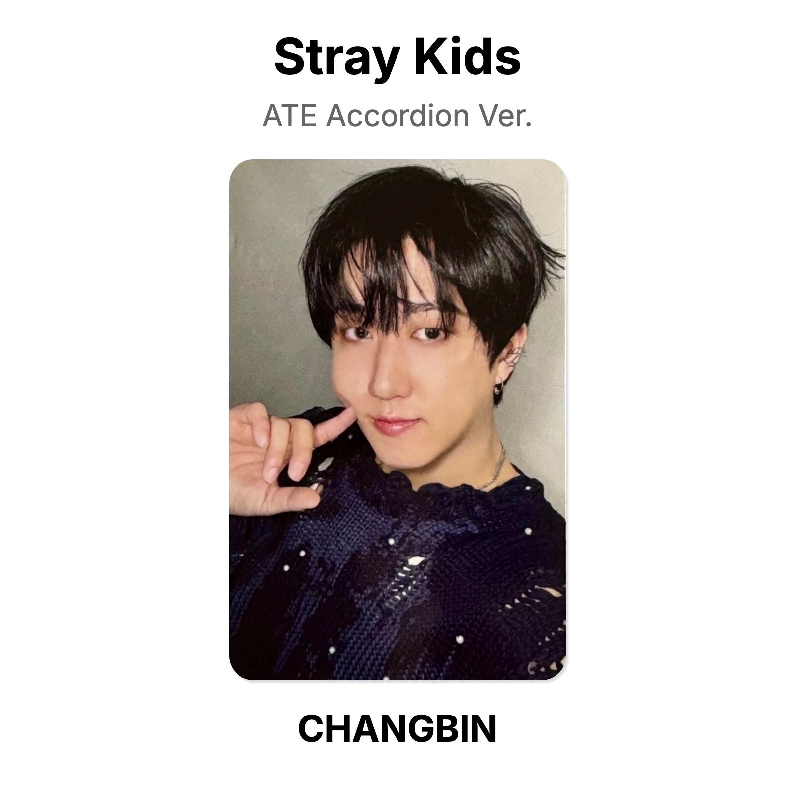 Stray Kids ATE Accordion Ver. Official Photocard CHANGBIN