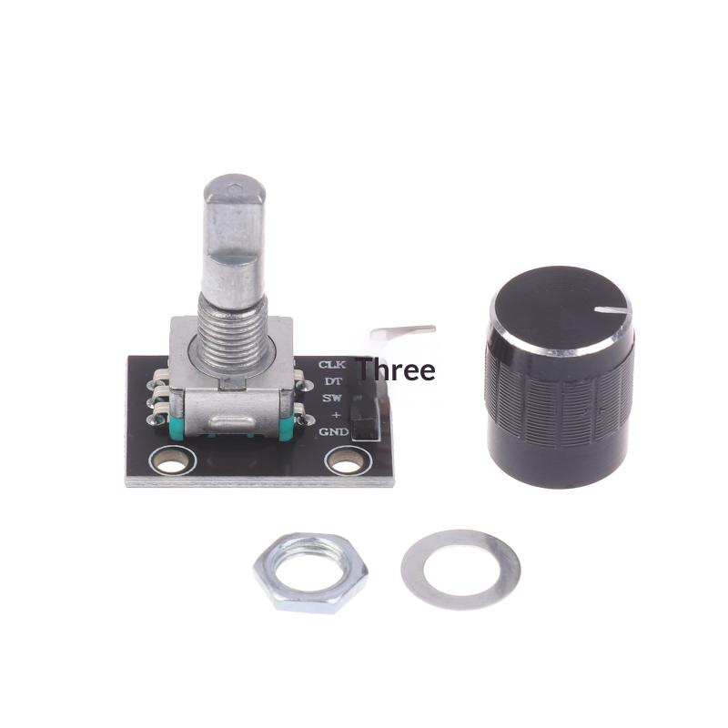 KY-040 360 Degree Rotary Encoder Module With Push Button 20 Pulse 5VBrick Sensor Modules For Arduino Or DIY Electronics