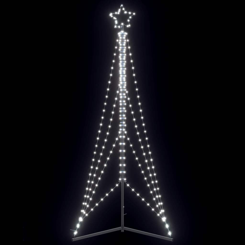 LED Christmas Tree 483 Cold White LEDs 240 cm