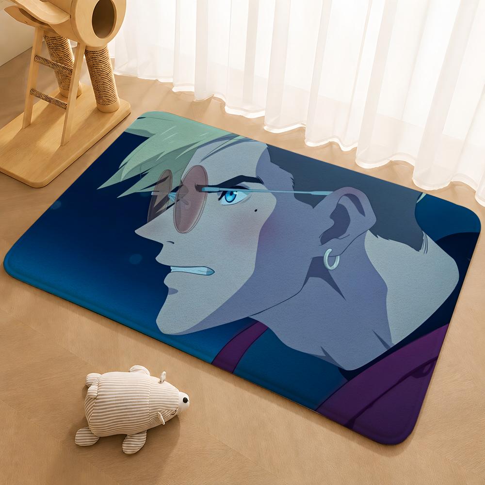Anime TRIGUN STAMPEDE Floor Mat Floor Mat Soft Flannel Non-Slip Door Rug for Living Room