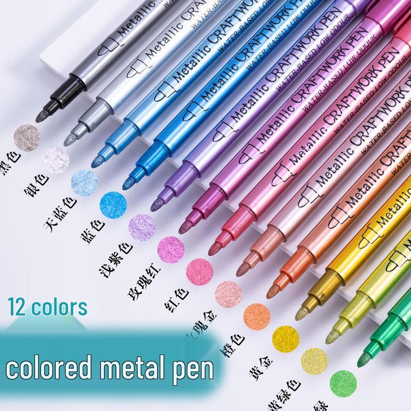 Guangna 8101 Liquid Acrylic Marker Pen Set - 168 Colors, 72 Soft Tips for Student Art, DIY, Hand Painting, and Graffiti.