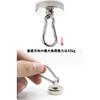 Harukita Magnetic Hooks, Carabiner, Mountaineering Hook Magnet, Metal Neodymium Magnet, Kitchen, Outdoor, Camping, Wall Mounting, 25mm Diameter, Silve