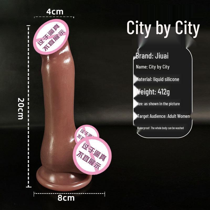 Vibrador de silicone realista: Brinquedo Adulto de Carne Macia para Mulheres