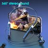 Wireless Earphone Mega Bass Intelligent Noise Cancelling IPX5 Waterproof Bluetooth-compatible5.2 Neckband Stereo Sports Earbud for Doing Sports