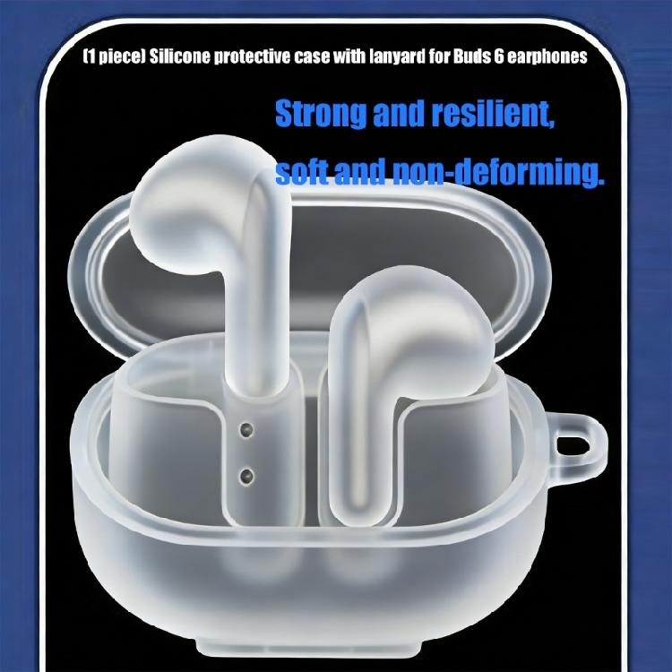 Flexible Guard Soft TPU Protective Case Housing For Buds 6 Earphone Shockproof Cover Scratch Resistant Sleeve Daily Use