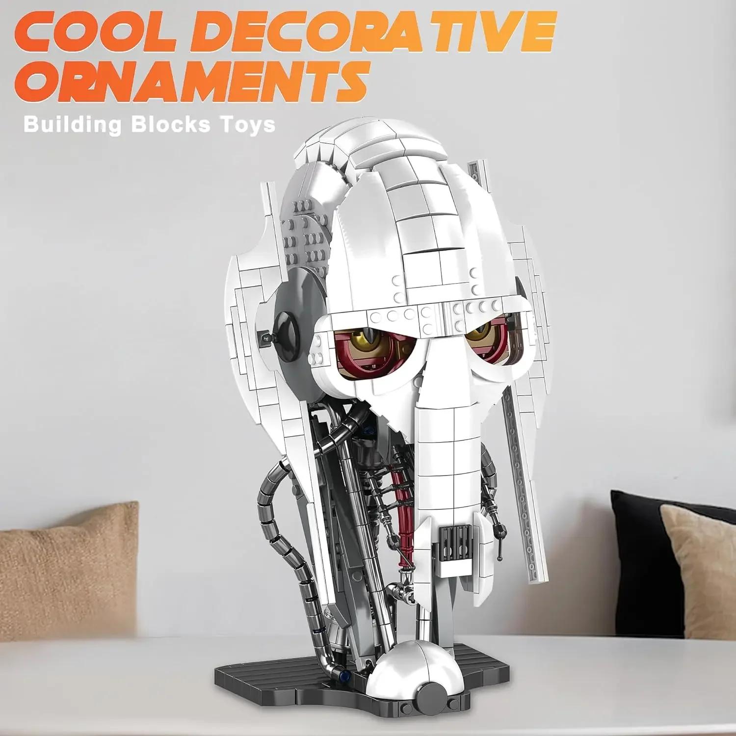 High-Standard-Quality 788Pcs High-Quality Moc Idea High-Quality General High-Quality Grievous High-Quality Helmet High-Quality Building