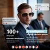 Smart Glasses 100  Online Language AI Automatic Dialogue Translation Bluetooth Glasses With Speaker Sports UV Protection
