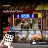 Bluetooth Controlled LED HD Flexible Advertising Display for Shopfronts