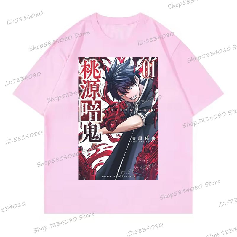 Summer Short Sleeve Tshirt Tougen Anki Anime Tshirts Tops Anime Gifts Harajuku Streetwear Vintage Tees Unisexs Womens Clothing