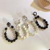 Cartoon Bear Beads Phone Chain Short Style Cellphone Strap Mobile Phone Lanyard  Phone Charm