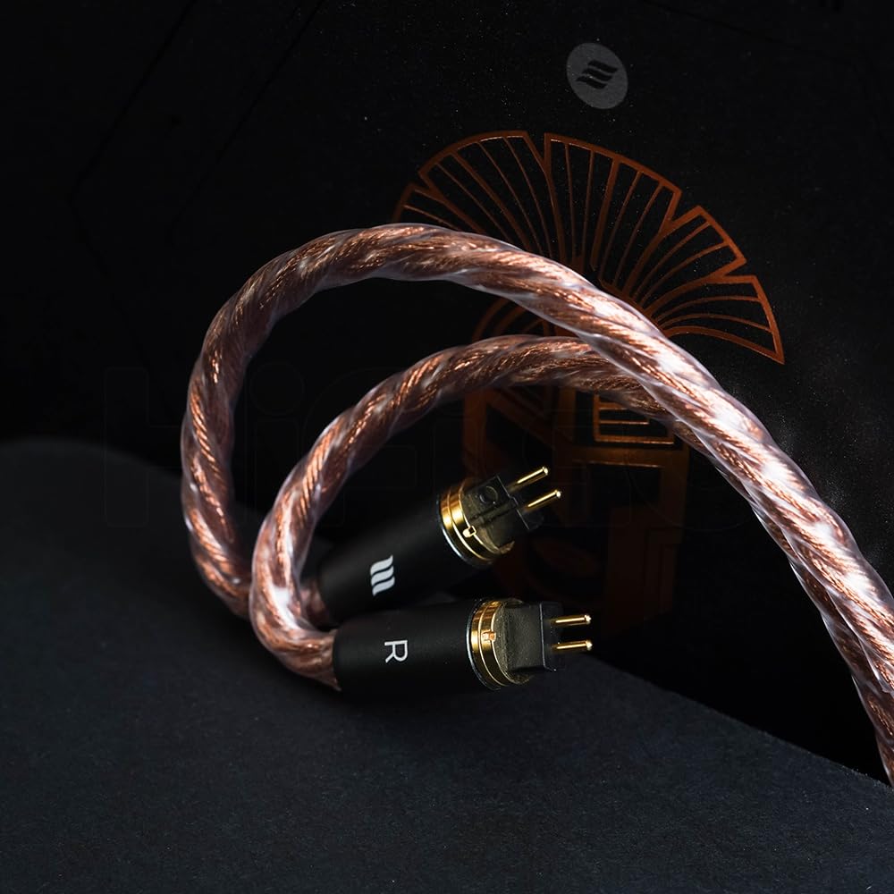 HiFiGo Effect Audio Signature Series II Ares S II IEM HiFi Audiophile Earphone Wired Single Litz Copper Cable with Replaceable 2PIN Connector 8-Wire