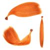 Hair Extensions Colored Wigs Feather Stripe Hair Hairpieces Colorful High Temperature Silk Wigs