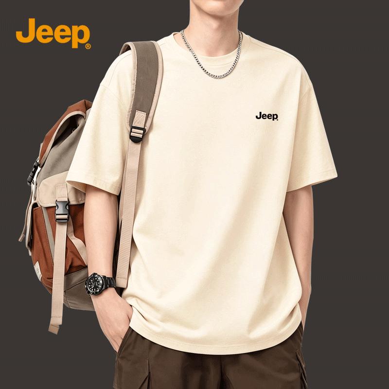 JEEP Men s Breathable Cotton Crew Neck T-Shirt S