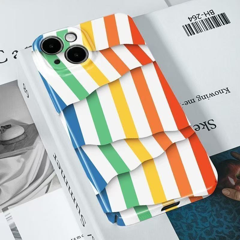 2025 Creative Pattern Mobile Phone Case for 14/13/12/15/16/Plus/Pro/Max Anti-fall Protective Cover Popular Style Lightweight Anti-Scratch