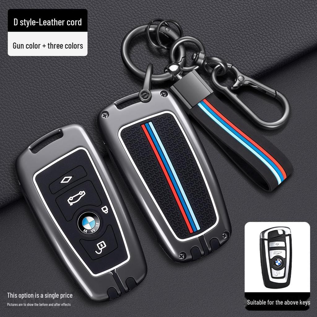 Kompatible BMW Schlüsselhülle für 1, 3, 5, Neue 7er Serie, X1, X2, X3, X5, 530, i3