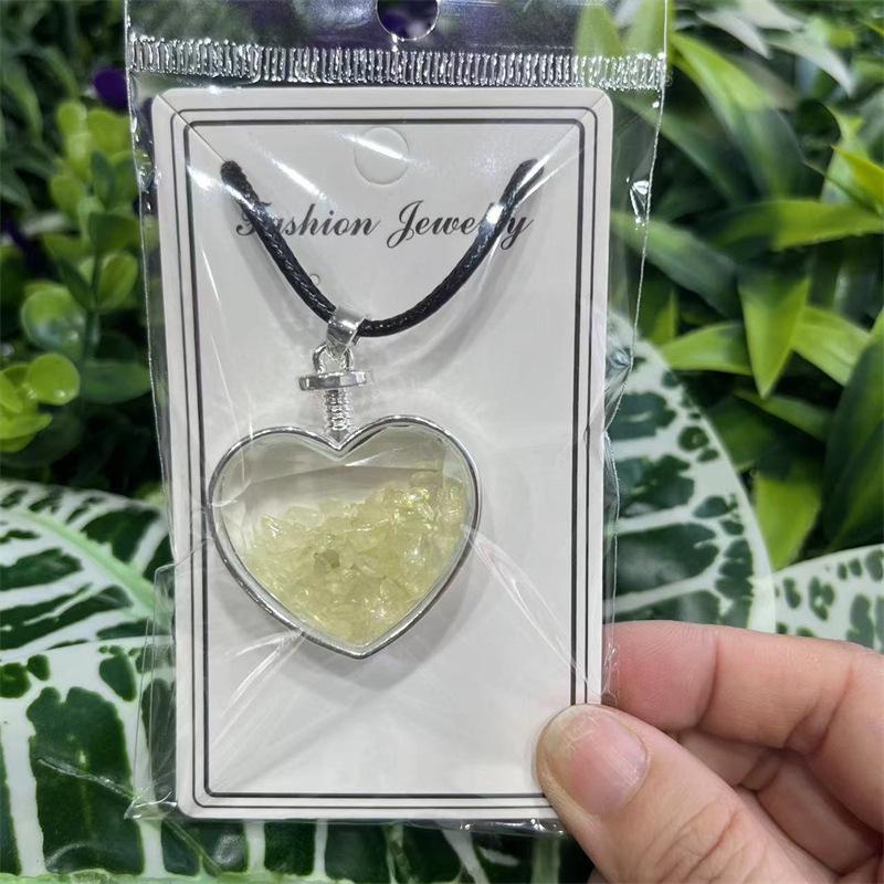 

Подвеска-бутылочка желаний из натуральной хрустальной крошки - Европейско-американский бестселлер, хрустальный ювелирный шарм