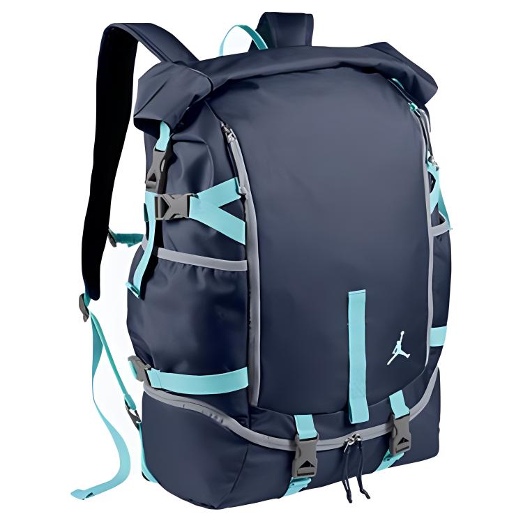 

Jordan Large Capacity Outdoor Training Sports Zipper Backpack Unisex Backpack Blue 658401-411 Blue
