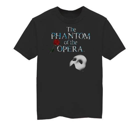 Футболка мюзикла «Призрак Оперы» Унисекс XXXL