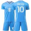 Miami Messi No.10 Kids Soccer Jersey 2025/2026 Season Blue Polyester Sports Gear