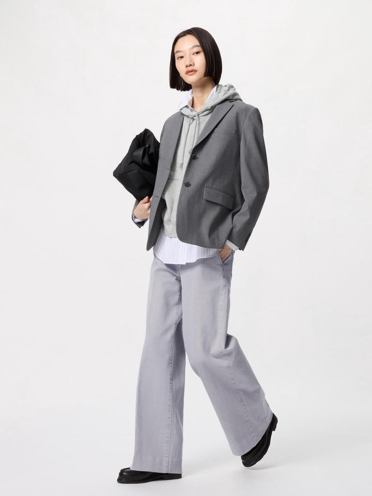 Uniqlo Japan Weite Hose Jeans Lang