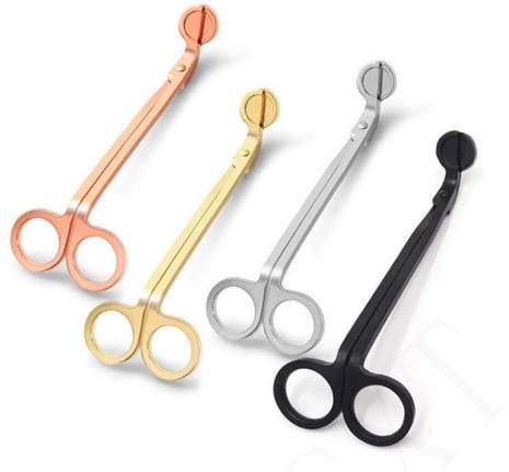 Unique High Quality Metal Candle Wick Trimmer Candle Stainless Steel Wick Scissors 9cm