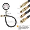 Compression Tester Kit Engine Cylinder Compression Tester 0-300 PSI Gauge M10 M12 M14 M18 Adapters Tool Set Motorcycle ATV Truck