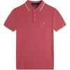Polo Ralph Lauren Ss24 Pánské polo tričko s krátkým rukávem s výšivkou loga Pony topy Melounově červená 710766488-007