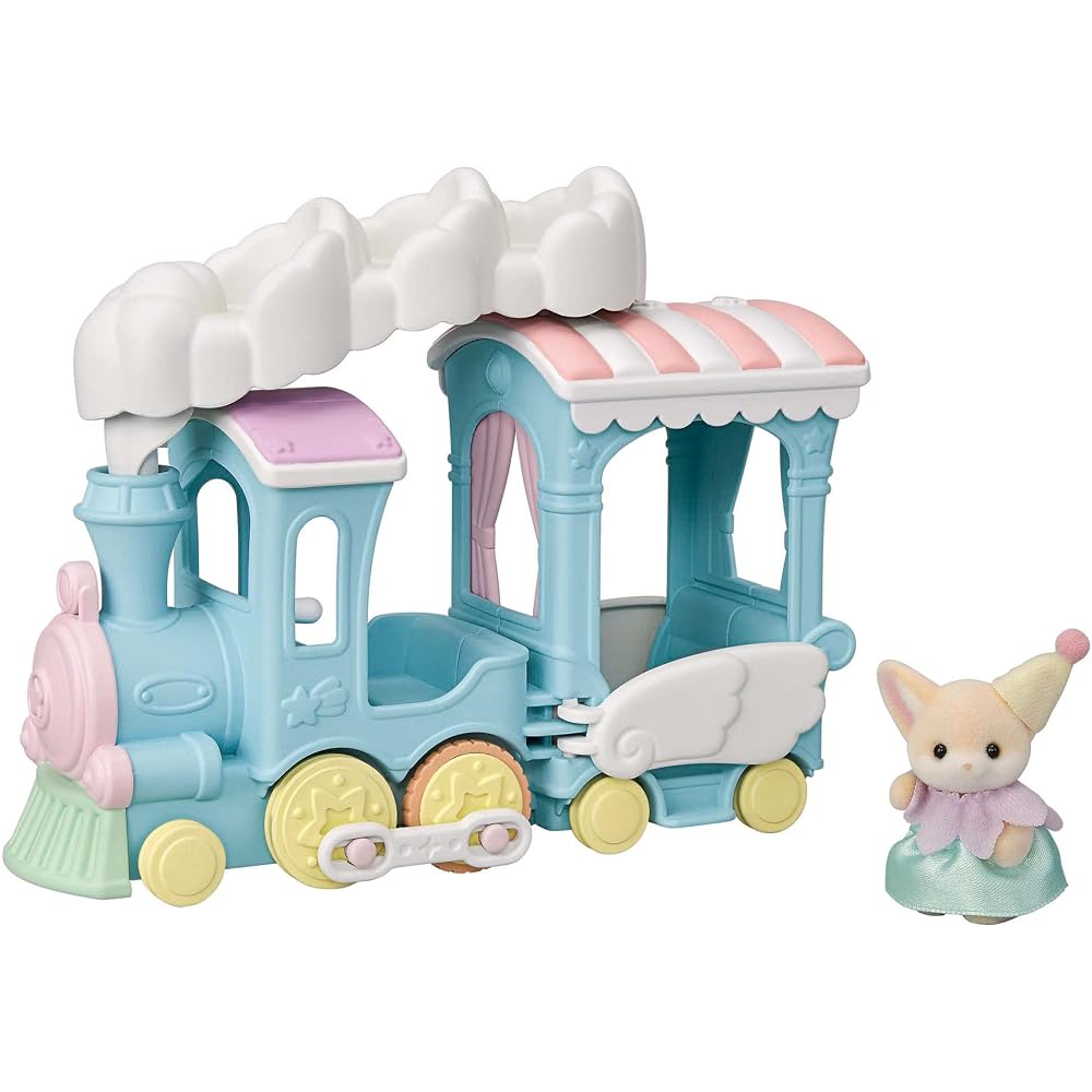 Sylvanian Families Amusement Park Attraction [Fluffy Clouds Parade Train Set] Co-73 ST Mark Certi...