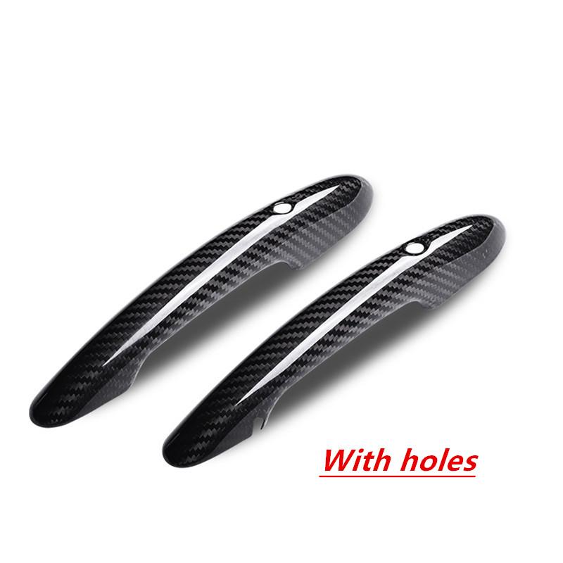 Fits for BMW MINI JCW Cabrio Clubman Countryman F55 F56 F57 F60 Carbon Fiber Door Handle Shell Decoration Door Handle Protector