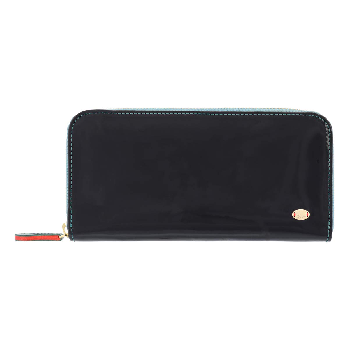 

Long Wallet with Coin Purse Round Zipper Type Genuine Leather Grosso Navy [Dakota] Women s DA-36463-60 Темно-синій