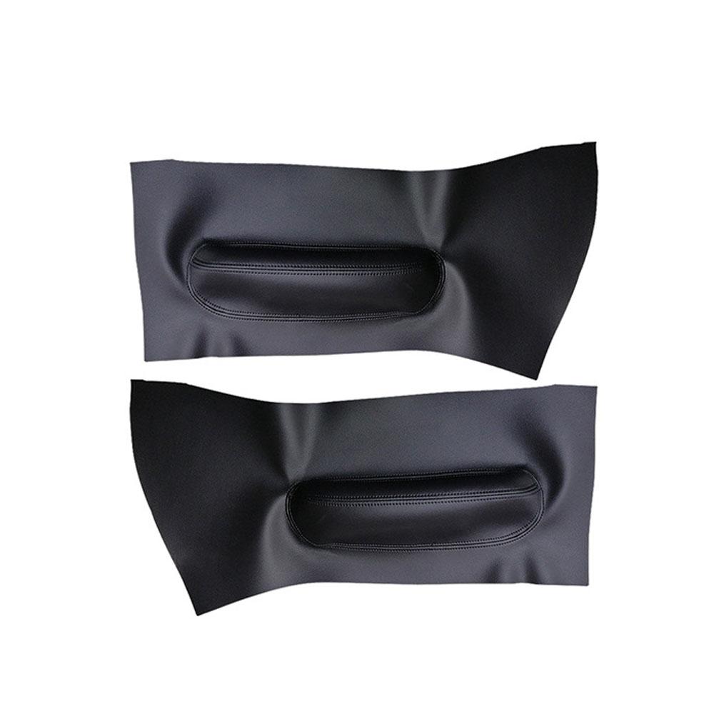 

For Volkswagen VW Beetle 1998 1999 2000 2001 2002-2010 PU Leather Car Interior Door Armrest Panel Cover Sticker Trim Accessories чёрный