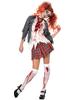 Highschool Horror School Girl Adult Halloween Small [Smiffy's USA] Costume, Size