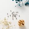 50pcs DIY Jewelry Accessories 14K 18K Gold Plated Striped Cut Flower Beads 2.5 3 4 5 6mm Spacer Beads Bulk Hand Beading Material