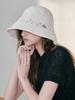 Olinkeompeulliteu Blossom Hole Bonnet Hat (Cream)