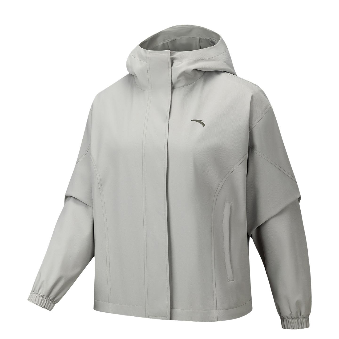 

Anta Серия тренировок Однотонная Простая Молния Универсальная Свободная Толстовка с Капюшоном Женские куртки 962537602-4