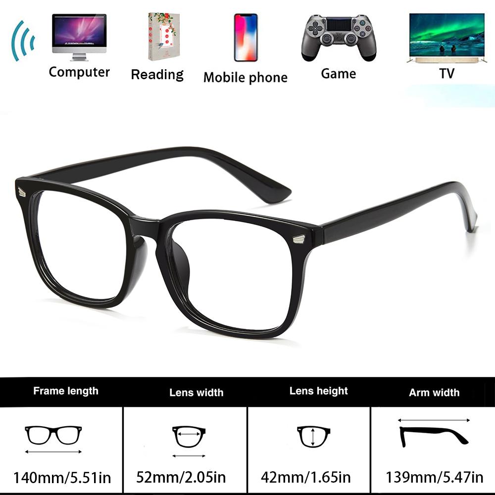 Fashion Blue Light Blocking Reading Glasses Classic Presbyopia Eyewear For Women Men