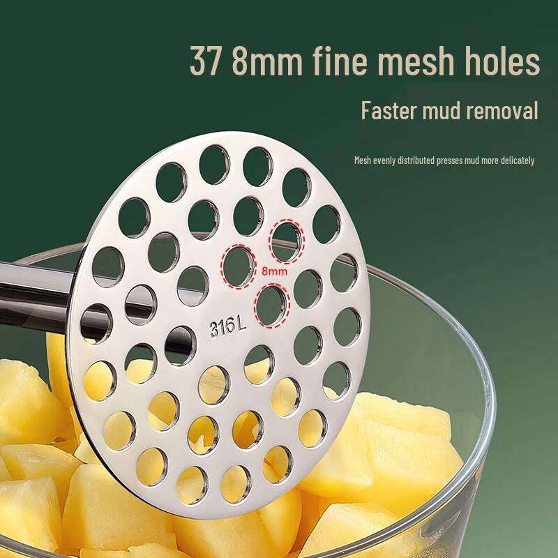 Zhi Shi 316 Stainless Steel Manual Potato Masher