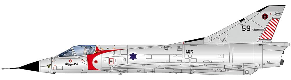 

HOBBY MASTER Mirage IIICJ ВВС Израиля Шахак 1966 Готовое изделие 1/72
