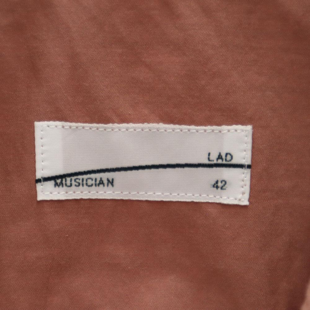 LAD MUSICIAN Made In Japan Short Sleeve Shirt 42 Brown Men's Used