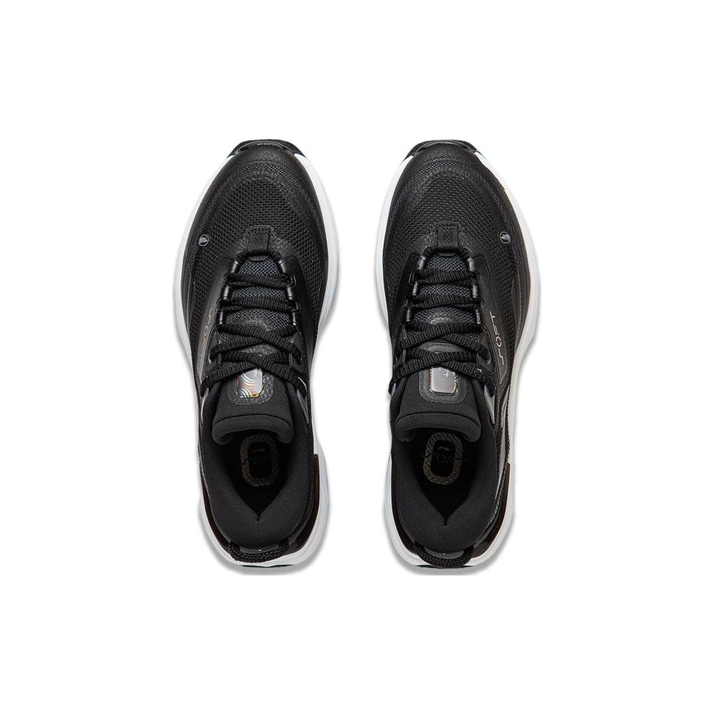 Li Ning SOFT WARM Textile, TPU Comfortable Slip Resistant Abrasion Resistant Low top Casual Shoes Women's Black AGLT122-1