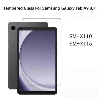 Vidro temperado para samsung galaxy tab a9 8.7 2023 SM-X110 SM-X115 x110 x115 x117 filme protetor de tela cobertura completa tablet