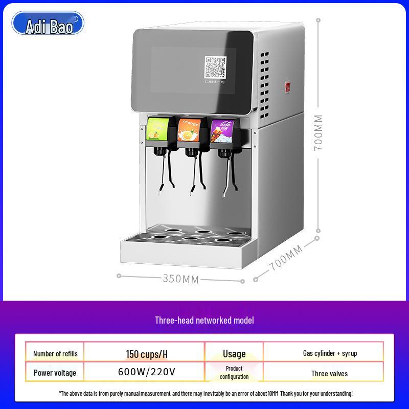 Automatic Self-Service Soda Dispenser: 3-6 Valve for Freshly Mixed Cold Drinks