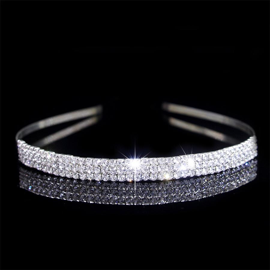 New Korean Exquisite Princess Crystal multilayer Headband Children Girls Love Bride Prom Wedding Party Accessories Jewelry Gifts