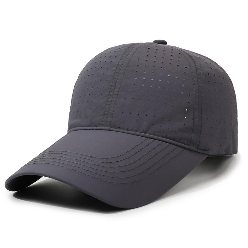 Summer Breathable Adjustable Baseball Cap With Extended Brim For Outdoor Sun Protection