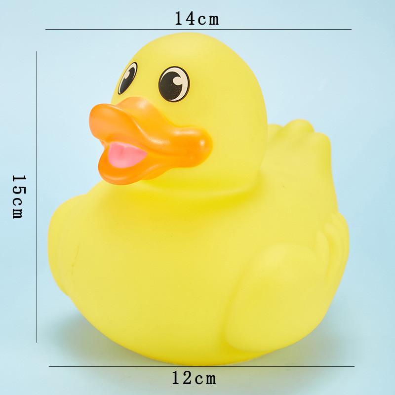 Soft Rubber Little Yellow Duck Swimming Toy Decoration Kids Gift Cartoon Cute