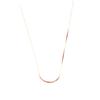 Rose Gold Plated Snake Bone Necklace Fashionable Foreign Exquisite Colored Gold Purple Gold Thin 3 Collarbone Chain