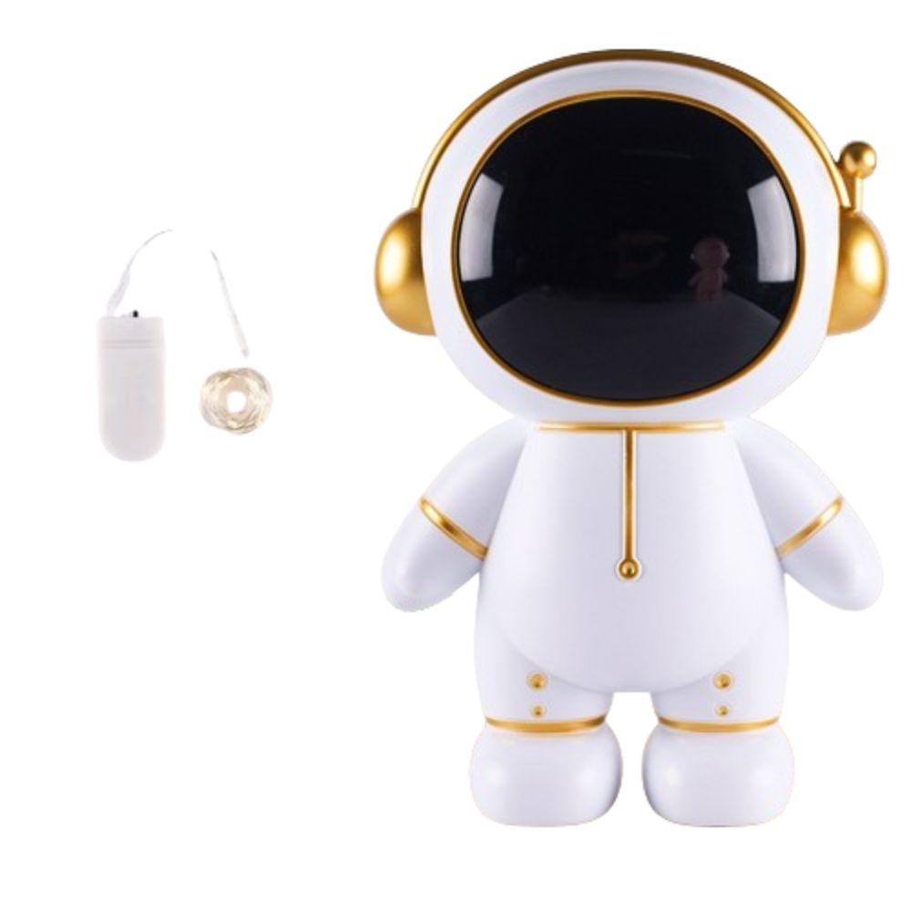 Night Lamp Astronaut Piggy Bank Large Capacity Collection Ornament  For Coins Cash